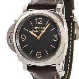 Panereiss Luxury Wristwatches Mechanical Watch Chronograph PANERAISS LuminoRS Left Days Acciaio PAM00557 TO120238 KUQJ