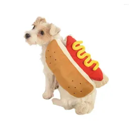 Dog Apparel Shaped Adjustable Outfit Hamburger Puppy Funny Small Medium Sausage Clothes Pet Costume Cosplay