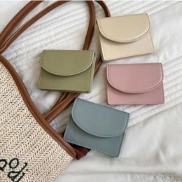 Wallets PU Women Female Genuine Leather Purses Card Holders Small Portable Coin Purse Large Capacity Money Bag