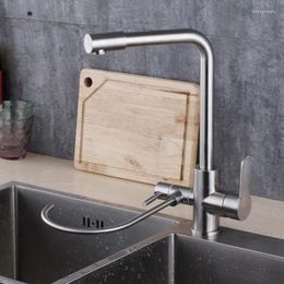 Kitchen Faucets Can Put Down Tap Faucet Sink And Cold Mixer Drinking Water 304 Stainless Steel