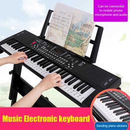Keyboards Piano Baby Music Sound Toys 61 key USB numeric keyboard piano professional childrens music electronic piano portable WX5.2165654