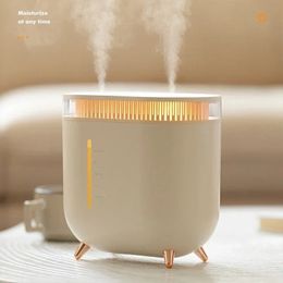 2L Large Capacity Humidifier Fog Double Spray Color-changing Home Desktop Bedroom Wireless Ultrasonic Atomization Aroma Diffuser 240523