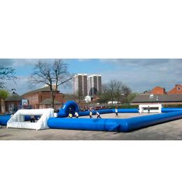 Оптовая гигантская надувная футбольный шаг футбольный пузырь бампер бампер бампер Field Field для коммерческой школы и клуба спортивной игры на открытом воздухе и клуба