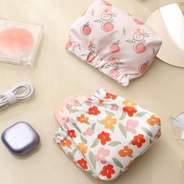 Storage Bags Mini Oxford Cloth Cosmetics Wire Holder Pouch Bag Portable Earphone Cards Lipsticks Auto Close Travel Jewellery
