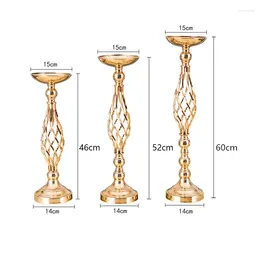 Candle Holders Ideas Metal Vases Flower Flowers Centerpiece Wedding Valentine Decoration Holder