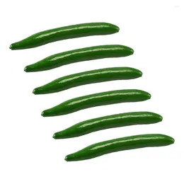 Decorative Flowers Simulation Cucumber Model Emulation Imitation Prop Po Greenery Decors Fake Vegetables Adorable Foam Realistic Child