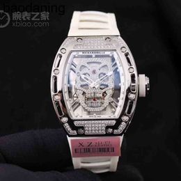 Swiss ZF Factory Luxury Watch Mens Date Watches Wristwatch Full Diamond Watch with Evil Skull Large Dial Top Ten Brands Hollow Out Mechanical