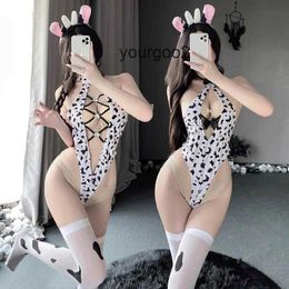 Bras setleri kawaii inek kızı cosplay kostümleri kadın anime seksi erotik iç çamaşırı bodysuit çoraplar kıyafeti cadılar bayramı seks porno rol