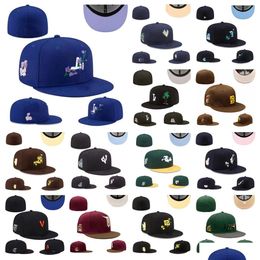 Snapbacks Newest Fitted Hats Designer Hat Fit Sizes For Man Cotton Adjustable Baseball Caps Outdoor Sports Embroidery Sun Fisherman Be Ot0Nk