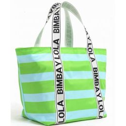 New Bimbas Designer Tote Bag bimba Women Versatile Large Capacity Shouder Bag Outdoor Canvas Large Portable Shopping Handbag y lola Fashion Trendy Satchel Tote Bag