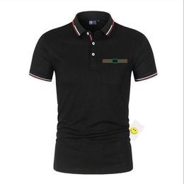 Men Polos big horse Polos Embroidered patterns Casual lapel T shirts Handsome Fashion Polo Shirt multi color Solid classic t shirts range friends extreme shortwigs