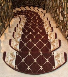 yazi Nonslip Stairs Carpet Selfadhesive European Pastoral Floral Rug Living Room Soft Stairway Stair Step Mat 2103179886421