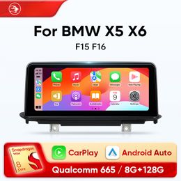 Car Dvd Radio Wireless CarPlay Android Auto for BMW X5 X6 F15 F16 NBT ID6 2014 2015 2016 2017 2018 System Multimedia Player