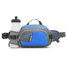 Outdoor Bags Fanny Pack Running Belt Purse Sling Waist Nylon With Bottle Holder For Cycling Hiking Hydration Jogging