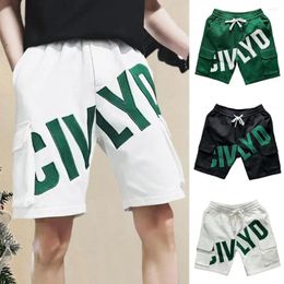 Men's Shorts Men Overall Style Stylish Cargo With Elastic Waistband Wide Leg Design Spacious Pockets For Summer Casual