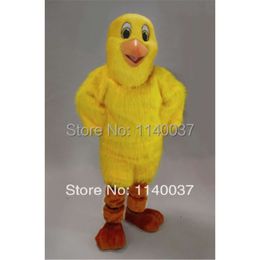 mascot Plush Material Yellow Chick Chicken Mascot Costume Outfit Suit Fancy Dress for Stage Performance Party Carnival Mascot Costumes