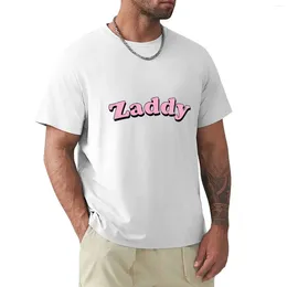 Men's Polos Zaddy - Great For Deep Ts T-Shirt Oversized Boys Animal Print Men Workout Shirt