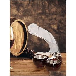 Wine Glasses Unique Whisky Decanter Funny Liquor Creative Glass Container Scotch Tequila Brandy Rum Bourbon Dispenser Bar Accessories Dhobk