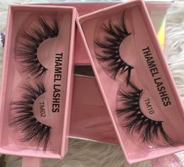 3D Mink Eyelashes Private Label For Lashes Handmade Bulk full Strips with beautiful eyelash packaging boxes5571909