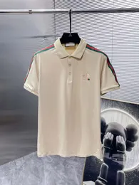 Men's Polo Shirt Designer Men's Fashion Horse T-shirt Casual Men's Golf Summer Polo Shirt Embroidered Letter G High Street Trendy Women's T-shirt Top Asian Size M-XXXL