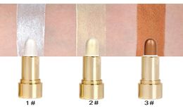 Makeup Face Highlighters Shimmer Stick Waterproof Long Lasting 3D Brighten Contour Cream Stick Have 3 Different Colors9680314