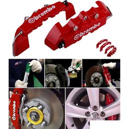 Abs System Parts 2Pcs Truck 3D Car Disc Brake Caliper Er Front Rear Kit Decoration Modification Set For 1418Inch Drop Delivery Automob Otcqi