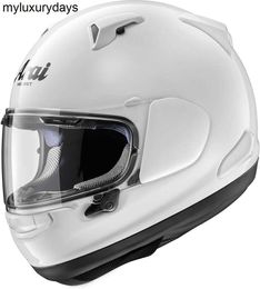 Arai Quantum-X Solid Adult Street Motorcycle Helmet - White/Small ATV off-road motorcycle helmet with sun shield