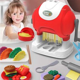 Kitchens Play Food Kitchens Play Food Childrens DIY Colourful Clay Noodle Machine Plastic Tool Set Childrens Noodle Making WX5.218745