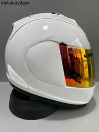 ARAI RX7X GLOSSY WHITE RED FULL Face Helmet Off Road Racing Motocross Motorcycle Helmet ATV off-road motorcycle helmet with sun shield