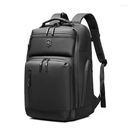 Backpack Men Fashion 19inch Multifunctional Waterproof Shoulder Travel Bag Casual School Rucksack
