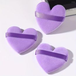 Makeup Sponges Heart-shaped Puff 3pcs Set Soft Powder Mineral Remover Pad Loose Appli