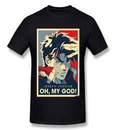 Jojo Bizarre Adventure Vintage Joestar Joseph OH MY GOD letter Tshirt For Men Plus Size Cotton cool Tee Shirt S3XL4892088