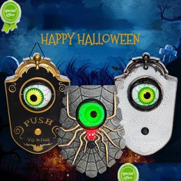 Other Event & Party Supplies New Halloween One Eyed Doorbell Haunted Decoration Horror Props Glowing Hanging Piece Door Eyeball Bell D Dhkan