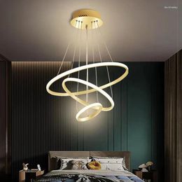 Chandeliers Modern LED Lustre Hanging Pendant Lights Suspension Living Dining Room Kitchen Home Decor Lamps Luminarias Fixtures