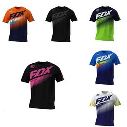 6u9g Men's T-shirts Mens T-shirt Fox Ranger Mountain Bike Sportswear Off-road Vehicle Dh Bicycle Motorcycle Jersey Beer