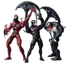 Action Toy Figures Carnage Action Figure Comic Version Model Toys Cool Doll Joint Movable Doll Collection Present For Friends T240521