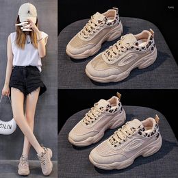 Casual Shoes Thick-soled Hollow Breathable Outsole Summer Women's Fashion And Comfortable Mesh Height-increasing