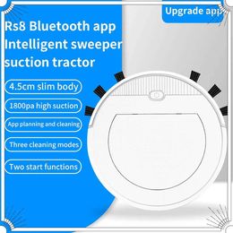Robotic Vacuums Wireless Cellphone APP Remote Control Vacuum Cleaner 5-in-1 Smart Robot Cleaning Machine Super Quiet Sweeper for Home Office J240518