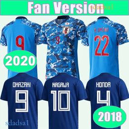 2018 Japan OSAKO Mens Soccer Jerseys National Team 2020 ATOM KAGAWA ENDO OKAZAKI NAGATOMO HASEBE KAMAMOTO Home Football Shirts Uniforms