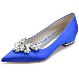 Casual Shoes Minishion Girls Womens Wedding Flats Bride Applique Prom Slip-on Evening Pumps JY226