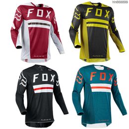 Men's T-shirts Outdoor T-shirts Foxx Speed Drop Mens Summer Off Road Motorcycle Clothing T-shirt Mountain Bike Cycling Clothing Long Sleeved Quick Drying Top Jwpy