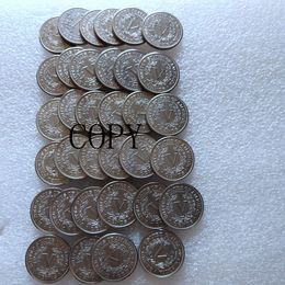 US A set of 1883-1914 34pcs Five Cents Craft Copy Coin Promotion Factory Price nice home Accessories Nickel Plated Coins