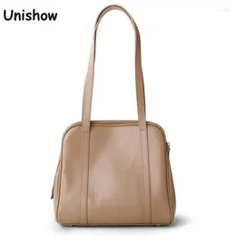 Shoulder Bags Luxury Genuine Leather Bag Women Shell Shape Lady Totes Real Cow Handbag Purse Female Commute