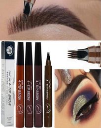 Microblading Eyebrow Pen Waterproof Fork Tip Eyebrow Tattoo Pencil Long Lasting Professional Fine Sketch Liquid Eye Brow Pencil4035193