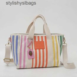 Cross Body Canvas Large Capacity Handbag Luxury Designer Brand Bag Womens Shoulder Fashion Trend Wallet 2024 New H240523