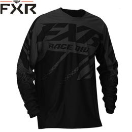 Men's T-shirts 2024 Mens Downhill Jerseys Mtb Fxr Racing Mountain Bike Shirts Offroad Dh Motorcycle Jersey Motocross Sportwear 1stk