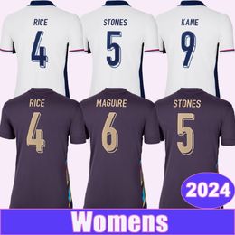 2024 İngiltere Kadın Futbol Formaları Pirinç Gallagher Foden Gordon Watkins Maddison Bellingham Gomez Evde Futbol Gömlekleri Kısa Kollu Üniformalar