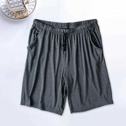 Men's Shorts Mens silk shorts modular summer mens Pyjama shorts keep cool and comfortable Mens shorts fully matched drawstring shorts Mens accessories Q240522