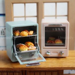 Kitchens Play Food Kitchens Play Food 1/6 or 1/12 scale mini doll house electronic oven model simulates mini baked bread food for BJD Bryce doll kitchen toys WX5.21