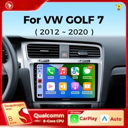 Car dvd Radio for Volkswagen VW Golf VII GOLF MK7 7 GTI R 2012-2020 Carplay Android Auto Radio Car Stereo Multimedia Player